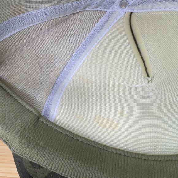 Vintage K2 Snowboarding Hat Cap Snapback Green Camouflage Trucker Snapback GUC - Picture 7 of 7